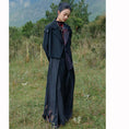 Load image into Gallery viewer, [Big Blue Dragon Series]★China style trousers★Bottoms Gaucho pants Loose Casual Black Black
