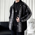 Load image into Gallery viewer, [Furai Amaka Series] ★Jacket★ 2color outerwear unisex men's switching ML XL 2XL 3XL black white
