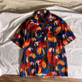 Load image into Gallery viewer, [HTTAOSUP Series]★Shirt★ Tops, short sleeve shirt, parrot pattern, animal pattern, color, unisex, men's, thin, cool
