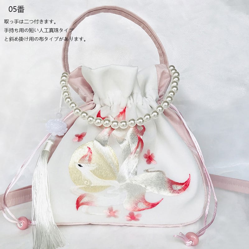 [Red Emperor Series]★China style bag★ 5color shoulder bag handheld embroidery Hanfu Chinese dress easy to match