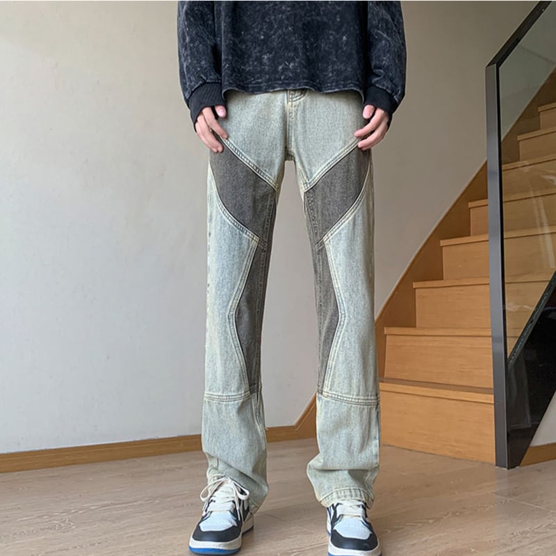 [JIETENA Series]★Trousers★Casual Pants 3color Unisex Men's Denim Pants Slimming and Unique