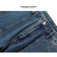 Load image into Gallery viewer, [BIGEMAN Series]★Denim Pants★ Bottoms Pants Men's Large Size Fashion Blue Blue
