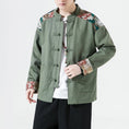 Load image into Gallery viewer, [Psycho Series]★China style outerwear★ Men's 2color jacket, large size, embroidery, China button, spring/autumn
