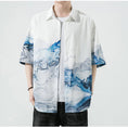 Load image into Gallery viewer, [MOWENZHAI Series] ★China style shirt★ Ink pattern tops, unisex, men's print, large size
