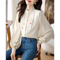 Load image into Gallery viewer, [ODY Series] ★Chinese style shirt★ Embroidery Super cute Hanfu tops Long sleeve shirt Easy to match for commuting to work or dating
