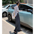 Load image into Gallery viewer, [YIREN Series]★Casual Pants★ 2color Bottoms Trousers Gaucho Pants Women's Gray Black
