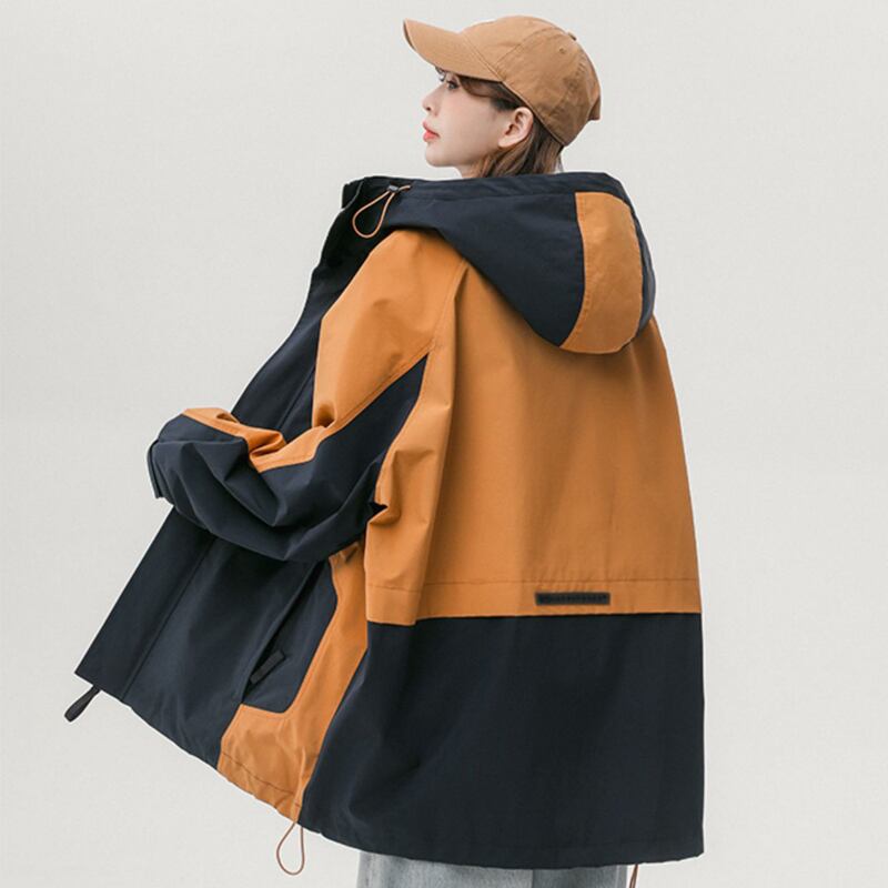 [Fujiiman Series] ★Jacket★ 2color Outerwear Unisex Men's Color Scheme Casual Spring Clothes Loose