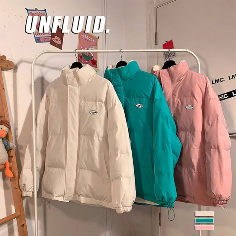 [Morimoto Series]★Winter Coat★ 3color Thick Warm Unisex Men's Beige Blue Green Pink SML XL 2XL