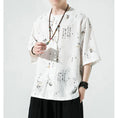 Load image into Gallery viewer, [Nishiki Tang Cloth Series] ★China style shirt★ 3color tops, unisex, men's, large size, text pattern, cool
