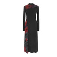 Load image into Gallery viewer, [Daiseiryusu series] ★China style dress★ Knit dress, changeover, Chinese button, slim fit, slim
