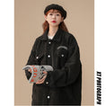 Load image into Gallery viewer, [Fujiman Series] ★Jacket★ 2color outerwear unisex men's corduroy casual black beige
