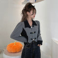 Load image into Gallery viewer, [JIGUJIGU series]★Tops★ Color scheme: Large size, short length, design, cute, gray
