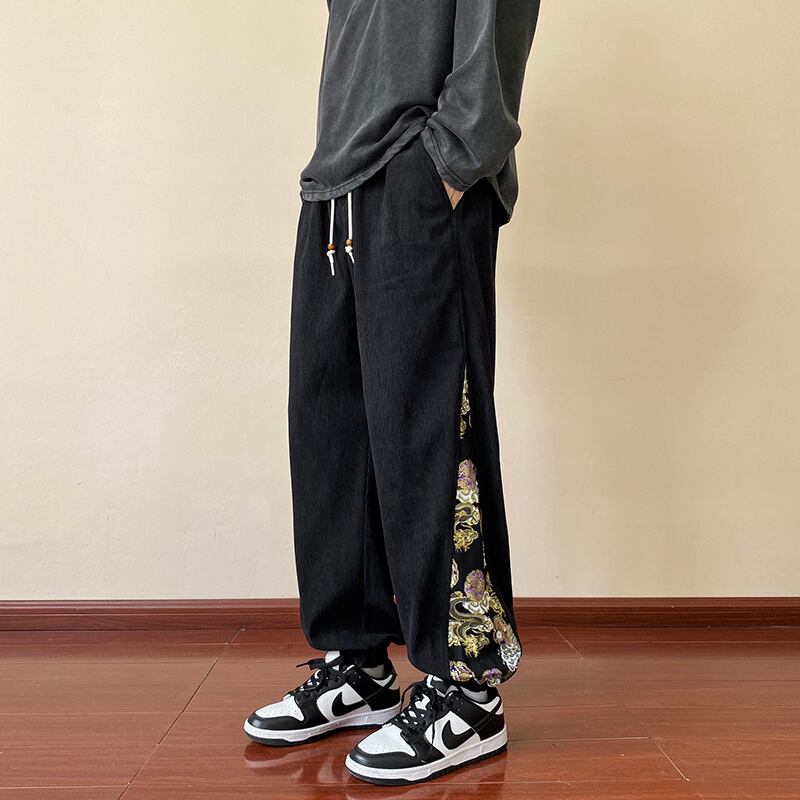 [BIGEMAN Series]★China style pants★3color bottoms pants unisex men's large size switching