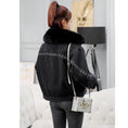 Load image into Gallery viewer, [ZHUANGYOU series] ★Winter coat★ Outer 2color denim jacket ladies blue blue black black
