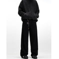 Load image into Gallery viewer, [Mr Bense Series] ★Denim Pants★ Embroidered Bottoms Trousers Unisex Men's Simple Black
