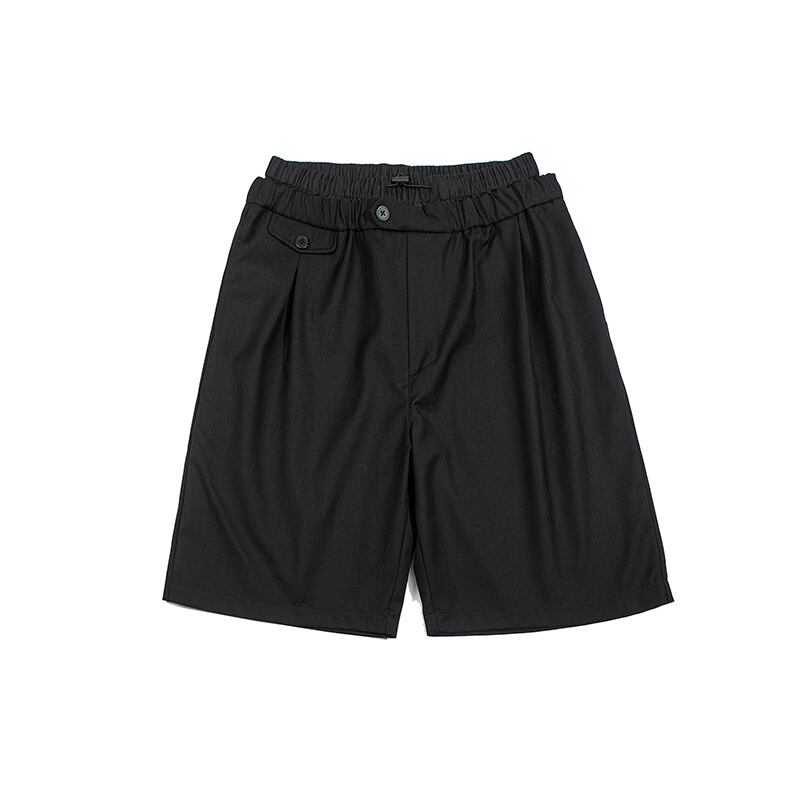 [AIMAKOU Series] ★Shorts★ Shorts 3color Unisex Men's Elastic Waist Black Brown Blue