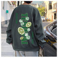 Load image into Gallery viewer, [Emeisa series] ★Tops★ 4color sweatshirt unisex men's large size round neck
