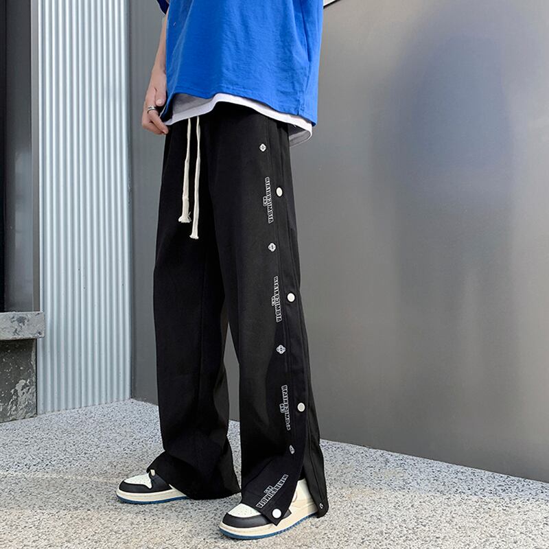 [NANSHI Series]★Casual Pants★ 3color Bottoms Trousers Men's ML Sports Style Black Gray