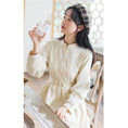 Load image into Gallery viewer, [Han Xuanwei Series]★China style dress★Stand neck literary style Spring clothes Autumn clothes Plain Cute S M L XL
