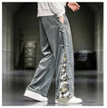 Load image into Gallery viewer, [PINZHI Series]★China style trousers★ 2color black or gray brushed lining casual pants crane thick warm
