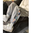 Load image into Gallery viewer, [Plqv Series] ★Casual Pants★ Brushed lining can be selected 3colors Black, White, Gray Men's Sports Style Unisex Easy to Match Print
