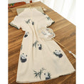 Load image into Gallery viewer, [Daughter fish series]★Cheongsam dress★Short length Chinese style dress Panda cute slimming wear
