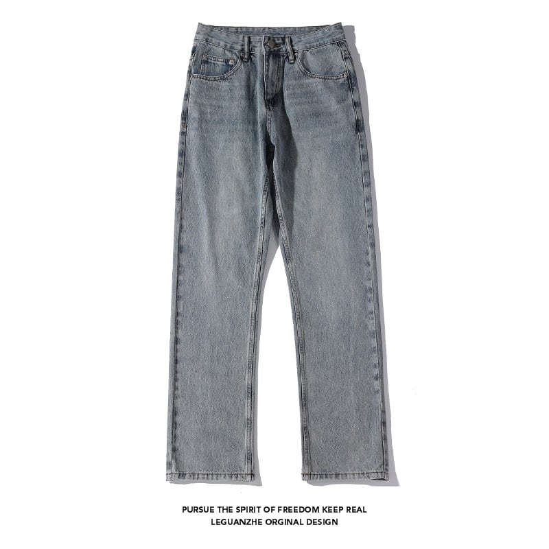 [BIGEMAN Series]★Denim pants★ 2color bottoms pants unisex men's large size casual