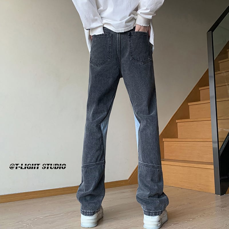 [JIETENA Series]★Trousers★Casual Pants 3color Unisex Men's Denim Pants Slimming and Unique