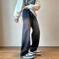 Load image into Gallery viewer, [YANDAN Series] ★Denim pants★ 2 colors Bottoms Pants Unisex Men's Gradient Blue Black
