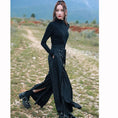 Load image into Gallery viewer, [Big Blue Dragon Series]★China style trousers★Bottoms Gaucho pants Loose Casual Black Black
