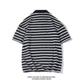 Load image into Gallery viewer, [BIGEMAN Series]★Polo shirt★ Tops 2color Unisex Men's Large size Striped pattern Horizontal stripes
