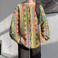 Load image into Gallery viewer, [ZHUIYI Series] ★Sweater★ 2color Knit Tops Unisex Men's Large Size Ethnic
