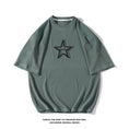 Load image into Gallery viewer, [BIGEMAN Series]★T-shirt★ Tops 3color Unisex Men's Large Size Simple Short Sleeve Star
