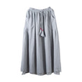 Load image into Gallery viewer, [Qing Series]★China style skirt★ 4color Bottoms Long length skirt Blue green Blue gray White Brown
