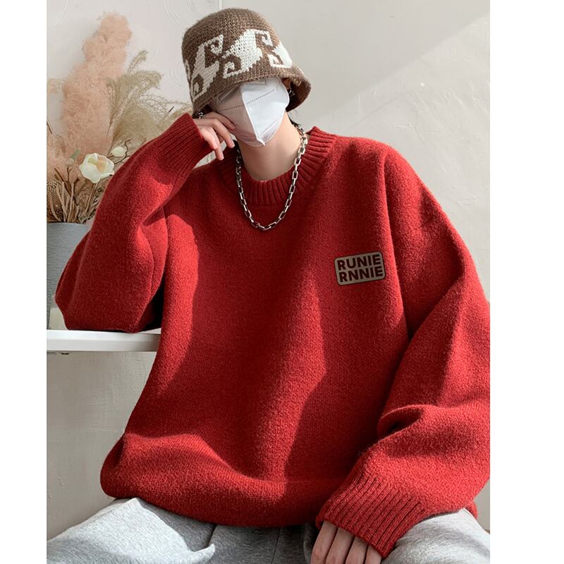 [Tiaota Series]★Sweater★ 9color Knit Tops Unisex Men's Simple Easy to Match Casual