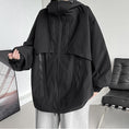 Load image into Gallery viewer, [YOULIN Series]★Jacket★ 3color Unisex Men's Large Size Casual with Hat Black Brown Red
