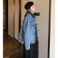 Load image into Gallery viewer, [YXF Series] ★China style outerwear★ Denim jacket China buttons Easy to match Chinese clothes Blue Blue
