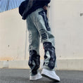 Load image into Gallery viewer, [OOTDstudio Series]★Denim Pants★ Bottoms Unisex Men's Large Size Distressed Fashion
