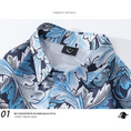 Load image into Gallery viewer, [Escaped Earth Series]★Shirt★ Long sleeve shirt tops unisex men's ML XL 2XL blue blue fashion
