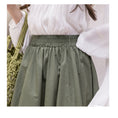 Load image into Gallery viewer, [SSCSW Series]★Skirt★ 4color Bottoms Plain Temperament Enhancement Fashion Commuting Date Green Black Blue Khaki Brown
