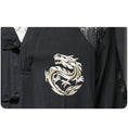 Load image into Gallery viewer, [JUNYI Series]★China style T-shirt★ Tops 2color Unisex Men's Large Size Embroidery Thin Dragon
