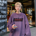 Load image into Gallery viewer, [NANSHI series] ★Tops★ 4color sweatshirt long sleeve unisex men's black purple beige red
