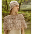 Load image into Gallery viewer, [Flower Series]★Hat★ 4color Cap Knitting Ladies Fashion Beige Light Brown White Black
