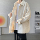 [Emeisa Series] ★Fleece-lined outerwear★ 4color outerwear winter coat unisex men's large size corduroy