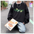 Load image into Gallery viewer, [Emeisa series] ★Tops★ 4color sweatshirt unisex men's large size round neck
