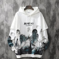 Load image into Gallery viewer, [TFQ Series]★China style hoodie★ 3 color tops, unisex, men's ink pattern, large size, brown black white
