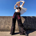 Load image into Gallery viewer, [HJIA Series] ★Casual Pants★ Bottoms Mine Style Steampunk Street Black Black High Waist
