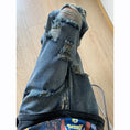 Load image into Gallery viewer, [BIGEMAN Series]★Denim pants★Bottoms Pants Unisex Men's Distressed Stylish Blue Blue
