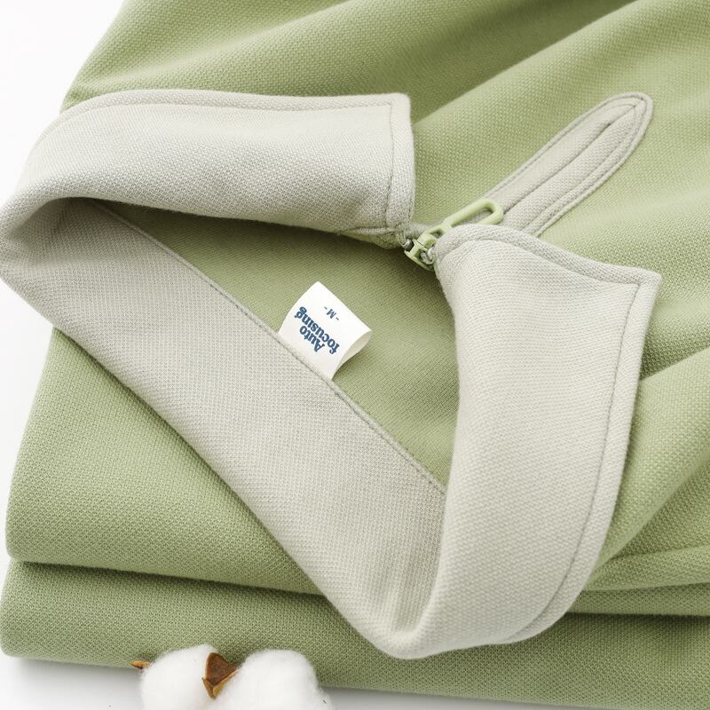 [Konanoka Series] ★POLO Shirt★ Tops Unisex Men's Simple Green Easy to match for commuting to work or dates