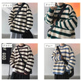 Load image into Gallery viewer, [Gyoshoen Series]★Sweater★ 4color knit tops Unisex Men's Horizontal striped pattern Casual Color scheme
